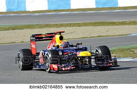 Mark Webber, AUS, Red Bull Racing F1 Team during the first Formula One testing sessions for the 2012 season in Jerez, Spain, Europe View Large Photo Image Stock Photography - Mark Webber, AUS, Red Bull Racing F1 Team during the first Formula One testing sessions for the 2012 season in Jerez, Spain, Europe. Fotosearch