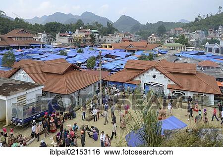 Market, Bac Ha, Vietnam, Southeast Asia, Asia View Large Photo Image Stock Photograph - Market, Bac Ha, Vietnam, Southeast Asia, Asia. Fotosearch