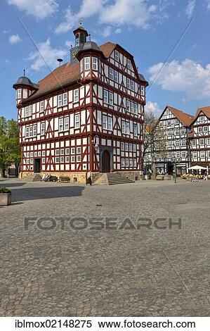Marketplace and Town Hall, Melsungen, Hesse, Germany, Europe, PublicGround, Europe View Large Photo Image Stock Photography - Marketplace and Town Hall, Melsungen, Hesse, Germany, Europe, PublicGround, Europe. Fotosearch