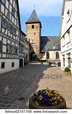 Marktplatz square with Marktkirche Church, Hirschhorn, Neckartal-Odenwald Nature Reserve, Hesse, Germany, Europe, PublicGround, Europe View Large Photo Image Stock Photo - Marktplatz square with Marktkirche Church, Hirschhorn, Neckartal-Odenwald Nature Reserve, Hesse, Germany, Europe, PublicGround, Europe. Fotosearch