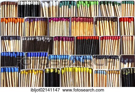 Matches in matchboxes, with different coloured match heads and sticks View Large Photo Image Stock Photo - Matches in matchboxes, with different coloured match heads and sticks. Fotosearch