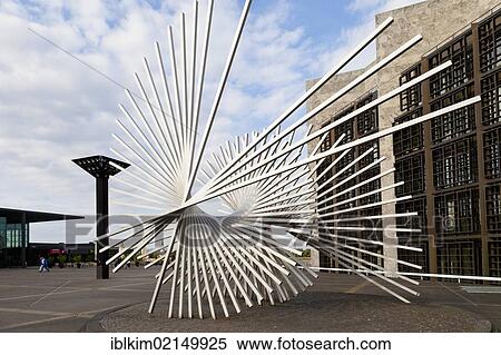 Metal sculpture on Jockel Fuchs Square, Mainz, Rhineland-Palatinate, Germany, Europe View Large Photo Image Stock Photography - Metal sculpture on Jockel Fuchs Square, Mainz, Rhineland-Palatinate, Germany, Europe. Fotosearch