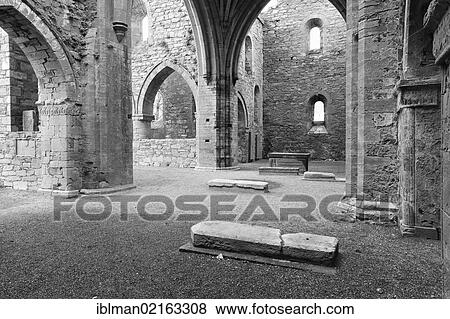 Stock Photo - Monastery ruins, Jerpoint Abbey, County Kilkenny, Ireland, British Isles, Europe. Fotosearch