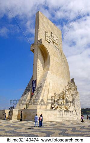 Picture - Monument to the Discoveries, Padrao dos Descobrimentos, Belem, Lisbon, Portugal, Europe. Fotosearch