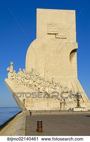Monument to the Discoveries, Padrao dos Descobrimentos, Belem, Lisbon, Portugal, Europe View Large Photo Image Stock Image - Monument to the Discoveries, Padrao dos Descobrimentos, Belem, Lisbon, Portugal, Europe. Fotosearch