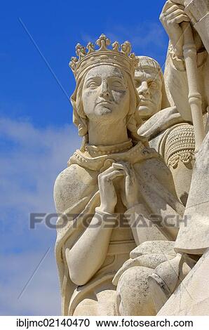 Stock Image - Monument to the Discoveries, Padrao dos Descobrimentos, Belem, Lisbon, Portugal, Europe. Fotosearch