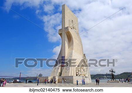 Stock Photography - Monument to the Discoveries, Padrao dos Descobrimentos, Belem, Lisbon, Portugal, Europe. Fotosearch