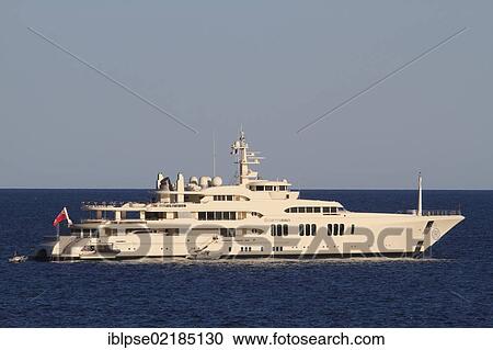 Motor yacht "Ecstasea", smallest and fastest yacht of the fleet of Roman Abramovich, length 85. 95m, built in 2004 by shipyard Feadship, top speed 35 knots, on the Côte d'Azur, France, Mediterranean, Europe View Large Photo Image Stock Image - Motor yacht "Ecstasea", smallest and fastest yacht of the fleet of Roman Abramovich, length 85. 95m, built in 2004 by shipyard Feadship, top speed 35 knots, on the Côte d'Azur, France, Mediterranean, Europe. Fotosearch