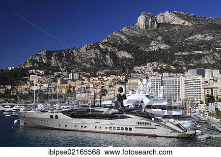 Motoryacht DB9 in the port of Cap d'Ail near Monaco, Alpes Maritimes, Provence-Alpes-Côte d'Azur Region, France, Mediterranean Sea, Europe View Large Photo Image Stock Photo - Motoryacht DB9 in the port of Cap d'Ail near Monaco, Alpes Maritimes, Provence-Alpes-Côte d'Azur Region, France, Mediterranean Sea, Europe. Fotosearch