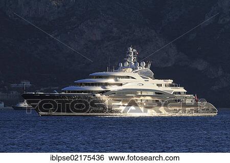Motoryacht "Serene", 133. 9m, built in 2011 by yacht builder Fincantieri Yachts and owned by Yuri Scheffler, Côte d'Azur, France, Mediterranean, Europe View Large Photo Image Stock Photograph - Motoryacht "Serene", 133. 9m, built in 2011 by yacht builder Fincantieri Yachts and owned by Yuri Scheffler, Côte d'Azur, France, Mediterranean, Europe. Fotosearch