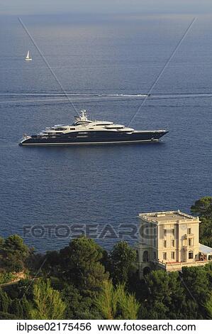 Motoryacht "Serene", 133. 9m, built in 2011 by yacht builder Fincantieri Yachts and owned by Yuri Scheffler, Côte d'Azur, off Monaco, Mediterranean, Europe View Large Photo Image Stock Photograph - Motoryacht "Serene", 133. 9m, built in 2011 by yacht builder Fincantieri Yachts and owned by Yuri Scheffler, Côte d'Azur, off Monaco, Mediterranean, Europe. Fotosearch