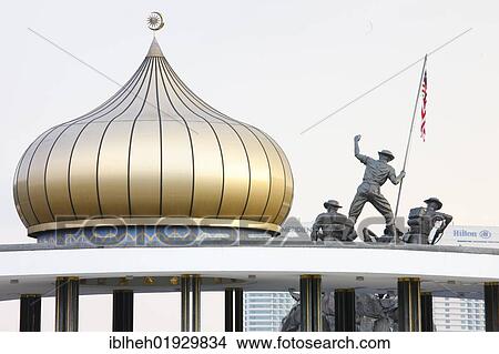 Picture - National Monument, Lake Gardens, Kuala Lumpur, Malaysia, Southeast Asia, Asia. Fotosearch