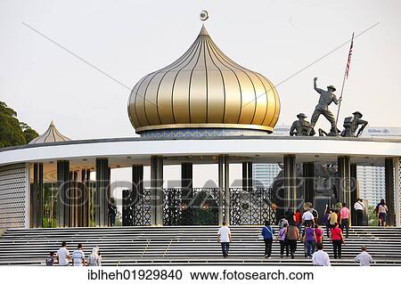 Stock Image - National Monument, Lake Gardens, Kuala Lumpur, Malaysia, Southeast Asia, Asia. Fotosearch