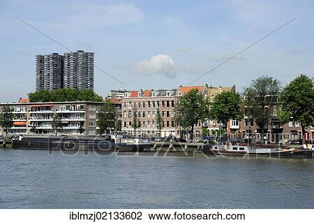 Noorderijland Island, Nieuwe Maas River, Rotterdam, Holland, Nederland, Netherlands, Europe View Large Photo Image Stock Image - Noorderijland Island, Nieuwe Maas River, Rotterdam, Holland, Nederland, Netherlands, Europe. Fotosearch