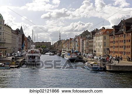 Nyhavn Canal, Copenhagen, Denmark, Europe View Large Photo Image Stock Photograph - Nyhavn Canal, Copenhagen, Denmark, Europe. Fotosearch