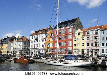 Nyhavn, Copenhagen, Denmark, Scandinavia, Northern Europe, Europe View Large Photo Image Stock Photo - Nyhavn, Copenhagen, Denmark, Scandinavia, Northern Europe, Europe. Fotosearch