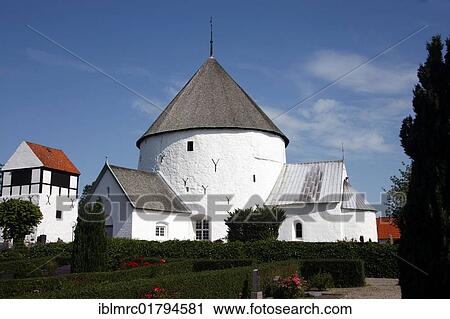 Nylars Kirke, round church, Bornholm, Denmark, Europe View Large Photo Image Stock Image - Nylars Kirke, round church, Bornholm, Denmark, Europe. Fotosearch