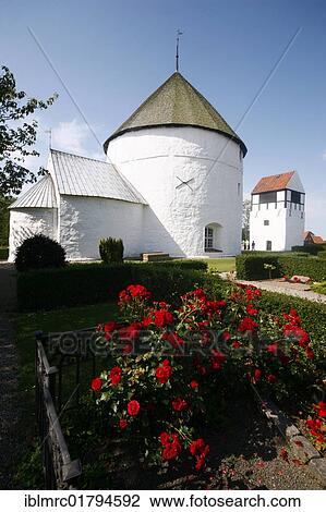 Nylars Kirke, round church, Bornholm, Denmark, Europe View Large Photo Image Stock Image - Nylars Kirke, round church, Bornholm, Denmark, Europe. Fotosearch