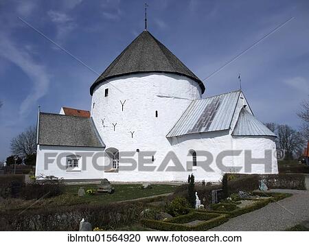 Nylars Round Church, Bornholm, Denmark, Europe View Large Photo Image Stock Image - Nylars Round Church, Bornholm, Denmark, Europe. Fotosearch