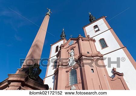 Obelisk in front of St Blasius town parish church, Fulda, Rhoen district, Hesse, Germany, Europe View Large Photo Image Stock Image - Obelisk in front of St Blasius town parish church, Fulda, Rhoen district, Hesse, Germany, Europe. Fotosearch