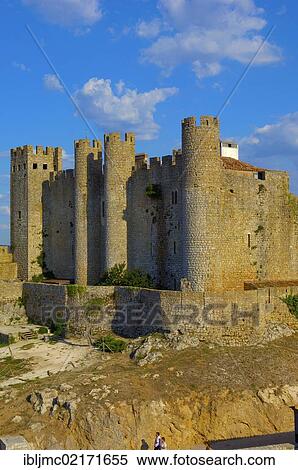 Obidos castle, now Hotel Pousada, Obidos, Leiria distric, Estremadura, Portugal, Europe View Large Photo Image Stock Photography - Obidos castle, now Hotel Pousada, Obidos, Leiria distric, Estremadura, Portugal, Europe. Fotosearch