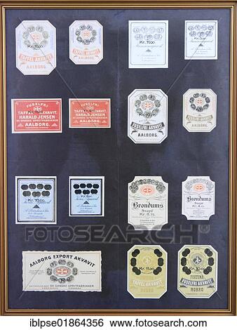 Old Akvavit labels, Aalborg Akvavit spirits factory, Aalborg, North Jutland, Denmark, Europe View Large Photo Image Stock Photograph - Old Akvavit labels, Aalborg Akvavit spirits factory, Aalborg, North Jutland, Denmark, Europe. Fotosearch