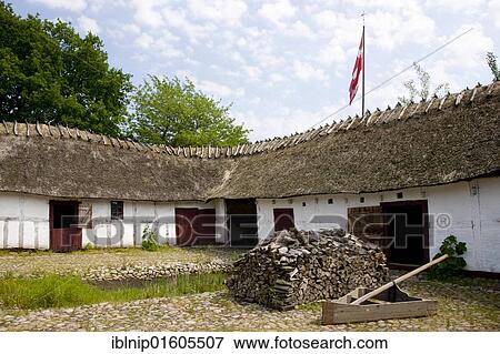 Old farm, the Funen Village open air museum, Odense, Denmark, Europe View Large Photo Image Stock Photo - Old farm, the Funen Village open air museum, Odense, Denmark, Europe. Fotosearch