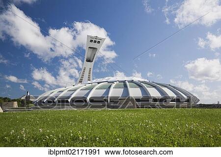 Stock Image - Olympic Stadium, Montreal, Quebec, Canada, North America. Fotosearch