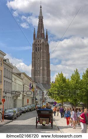 Onze-Lieve-Vrouwekerk, Church of Our Lady, historic centre of Bruges, UNESCO World Heritage Site, West Flancers, Flemish Region, Belgium, Europe View Large Photo Image Stock Image - Onze-Lieve-Vrouwekerk, Church of Our Lady, historic centre of Bruges, UNESCO World Heritage Site, West Flancers, Flemish Region, Belgium, Europe. Fotosearch
