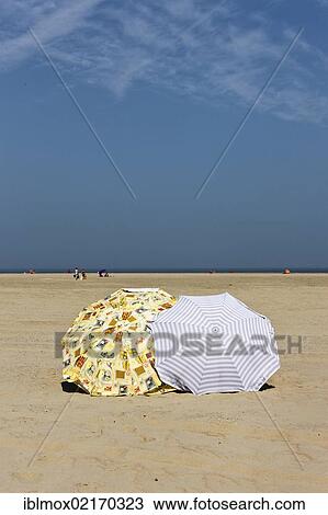 Open parasols on the beach of Zeebrugge, West Flanders, Flemish Region, Belgium, Europe View Large Photo Image Stock Image - Open parasols on the beach of Zeebrugge, West Flanders, Flemish Region, Belgium, Europe. Fotosearch