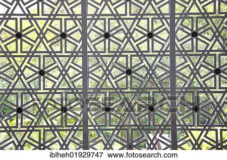 Stock Photo - Ornaments, National Mosque, Kuala Lumpur, Malaysia, Southeast Asia, Asia. Fotosearch