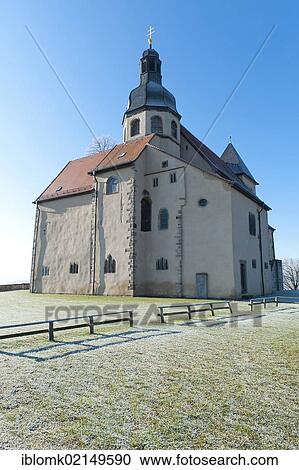 Parish Church of St. Peter in Petersberg near Fulda, Rhoen, Hesse, Germany, Europe View Large Photo Image Stock Image - Parish Church of St. Peter in Petersberg near Fulda, Rhoen, Hesse, Germany, Europe. Fotosearch