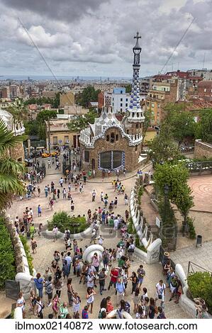 Park Gueell, designed by Antoni Gaudí, UNESCO World Cultural Heritage Site, Barcelona, Catalonia, Spain, Europe View Large Photo Image Stock Image - Park Gueell, designed by Antoni Gaudí, UNESCO World Cultural Heritage Site, Barcelona, Catalonia, Spain, Europe. Fotosearch