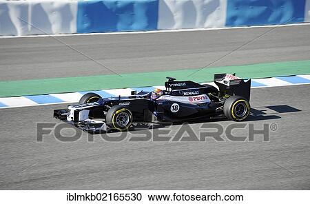 Pastor Maldonado, VEN, driving a Williams car during Formula One testing for the 2012 season in Jerez, Spain, Europe View Large Photo Image Stock Image - Pastor Maldonado, VEN, driving a Williams car during Formula One testing for the 2012 season in Jerez, Spain, Europe. Fotosearch