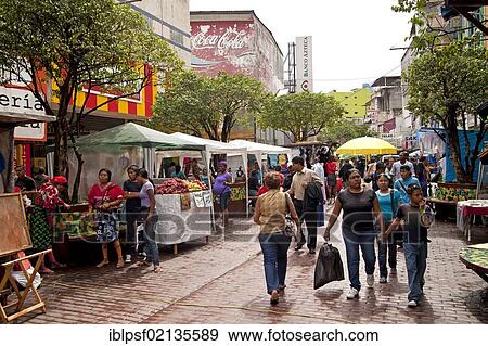 Pedestrian shopping street, Avenida Central, Panama City, Panama, Central America, North America View Large Photo Image Stock Photo - Pedestrian shopping street, Avenida Central, Panama City, Panama, Central America, North America. Fotosearch