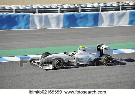 Pedro De La Rosa, ESP, driving a HRT during Formula One testing for the 2012 season in Jerez, Spain, Europe View Large Photo Image Stock Photo - Pedro De La Rosa, ESP, driving a HRT during Formula One testing for the 2012 season in Jerez, Spain, Europe. Fotosearch