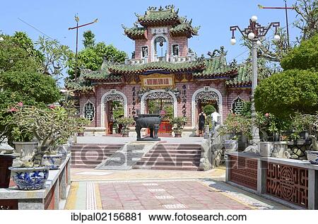 Stock Image - Phuc Kien house, 46 Tran Phu street, Hoi An, Vietnam, Southeast Asia, Asia. Fotosearch