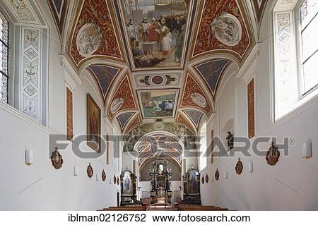 Stock Image - Pilgrimage chapel of Gebhardsberg, Bregenz, Vorarlberg, Austria, Europe. Fotosearch
