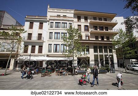 Placa Rector del Rubi in Manacor, Majorca, Balearic Islands, Spain, Europe View Large Photo Image Picture - Placa Rector del Rubi in Manacor, Majorca, Balearic Islands, Spain, Europe. Fotosearch