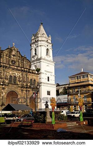 Plaza de la Independencia and the cathedral in the Old City, Casco Viejo, Panama City, Panama, Central America, North America View Large Photo Image Stock Photo - Plaza de la Independencia and the cathedral in the Old City, Casco Viejo, Panama City, Panama, Central America, North America. Fotosearch