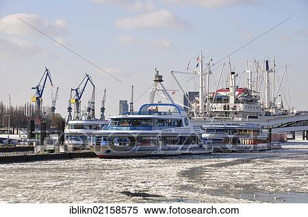 Port of Hamburg in the winter, Hamburg, Germany, Europe View Large Photo Image Stock Photography - Port of Hamburg in the winter, Hamburg, Germany, Europe. Fotosearch