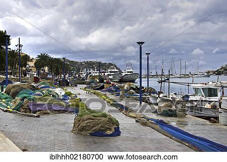 Stock Image - Port, Port Andratx, southwest coast, Majorca, Balearic Islands, Spain, Europe. Fotosearch