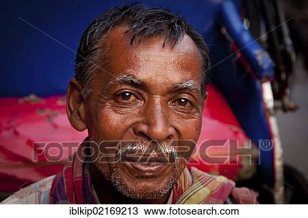 Portrait of elderly smiling bicycle rickshaw wallah, Kolkata, India, Asia View Large Photo Image Stock Image - Portrait of elderly smiling bicycle rickshaw wallah, Kolkata, India, Asia. Fotosearch