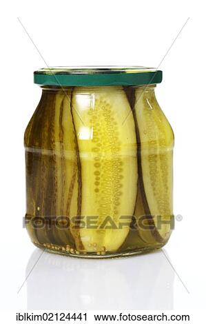 Preserved food, jar of pickles, sliced cucumber View Large Photo Image Stock Image - Preserved food, jar of pickles, sliced cucumber. Fotosearch
