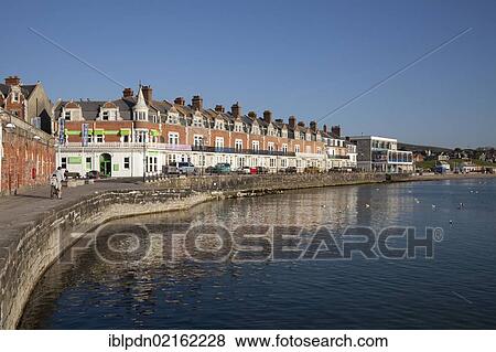 Promenade, sea wall and slipway at Swanage, Dorset, England, United Kingdom, Europe View Large Photo Image Stock Photo - Promenade, sea wall and slipway at Swanage, Dorset, England, United Kingdom, Europe. Fotosearch