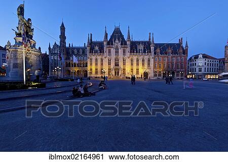 Provincial Government Palace, Provinciaal Hof, District Court, Grote Markt market square, historic town centre of Bruges, UNESCO World Heritage Site, West Flanders, Flemish Region, Belgium, Europe View Large Photo Image Stock Image - Provincial Government Palace, Provinciaal Hof, District Court, Grote Markt market square, historic town centre of Bruges, UNESCO World Heritage Site, West Flanders, Flemish Region, Belgium, Europe. Fotosearch