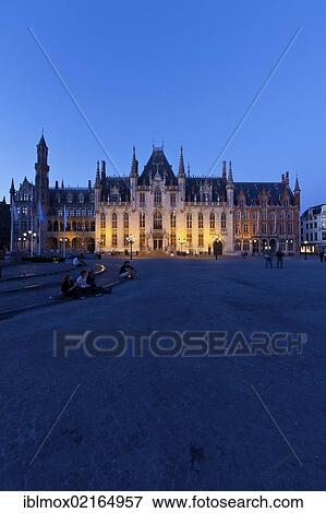 Provincial Government Palace, Provinciaal Hof, District Court, Grote Markt market square, historic town centre of Bruges, UNESCO World Heritage Site, West Flanders, Flemish Region, Belgium, Europe View Large Photo Image Stock Photo - Provincial Government Palace, Provinciaal Hof, District Court, Grote Markt market square, historic town centre of Bruges, UNESCO World Heritage Site, West Flanders, Flemish Region, Belgium, Europe. Fotosearch