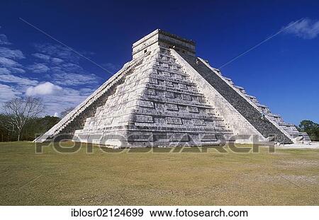 Pyramid of Kukulcan, Maya ruins of Chichen Itza, Yucatan, Mexico, North America View Large Photo Image Stock Photo - Pyramid of Kukulcan, Maya ruins of Chichen Itza, Yucatan, Mexico, North America. Fotosearch