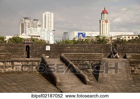 Ramparts with cannon in the Intramuros quarter, Manila, Philippines, Asia View Large Photo Image Stock Image - Ramparts with cannon in the Intramuros quarter, Manila, Philippines, Asia. Fotosearch