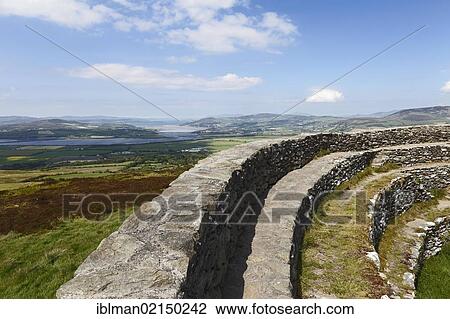 Ring fort Grianán of Aileach, also Ailech, Grianán Ailigh, Inishowen Peninsula, County Donegal, Ireland, British Isles, Europe View Large Photo Image Stock Image - Ring fort Grianán of Aileach, also Ailech, Grianán Ailigh, Inishowen Peninsula, County Donegal, Ireland, British Isles, Europe. Fotosearch